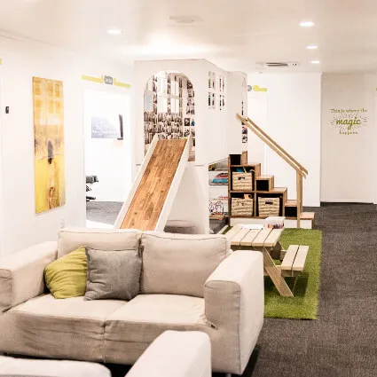 Another view of the practice’s waiting area